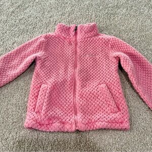 Pre-loved Girl’s Cozy Pink Textured Jacket
